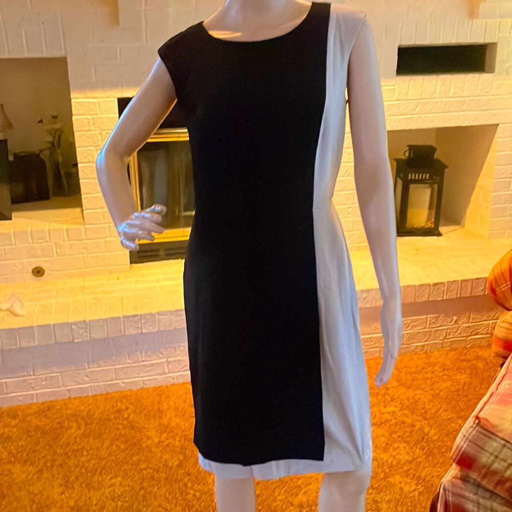 Womens Black and Tan dress size 4